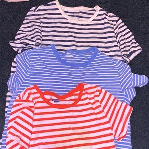 three tshirts